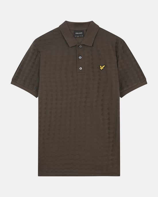 Lyle & Scott Argyle Polohemd in Grau - Image 5