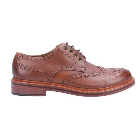 Cotswold Herren Quenington Goodyear Welt Lace Up Lederschuh (Braun) - Image 3