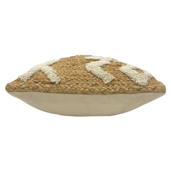 Camfa Geflochtene Jute-Baumwoll-Tufted Kissenhülle - Image 3