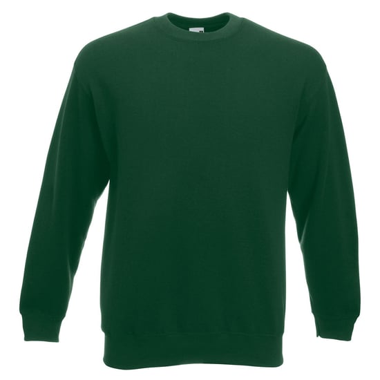 Fruit of the Loom Herren Classic 80/20 Set-in Sweatshirt (flaschengrün) - Image 1