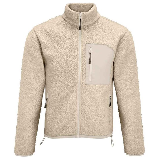 SOLS Unisex Erwachsene Fury Sherpa Fleece Jacke (Shear Beige/Beige) - Image 1