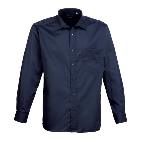 Premier - Hemd für Herren Langärmlig (Marineblau) - Image 1