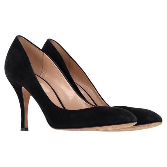 Valentino Garavani SpitzenPumps aus schwarzem Wildleder - Image 4
