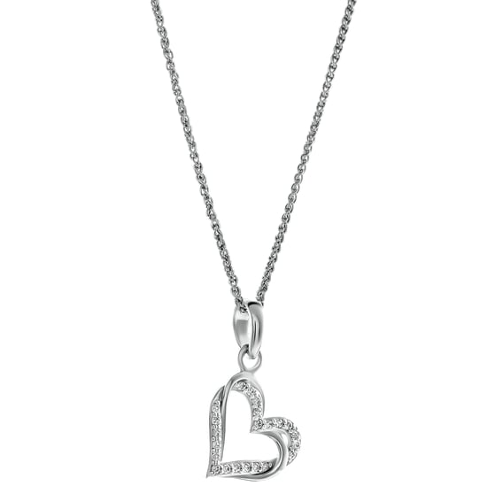 Orphelia 'Cecilia' Damen Anhänger aus 925er Sterlingsilber mit Kette - Silber ZH-7584 - Image 3