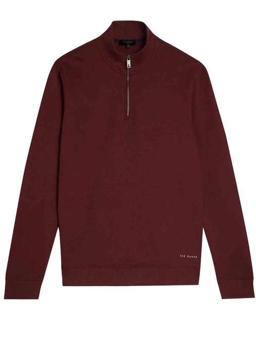 Ted Baker | Mens Half Zip Trichter Hals Schweiß - Antram - Image 6