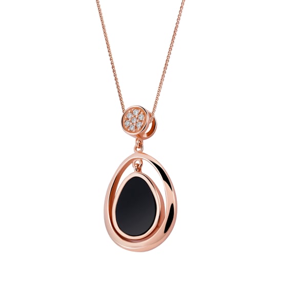 Orphelia 'Alda' Damen 925 Sterling Silberkette mit Anhänger - Rose ZH-7470 - Image 2