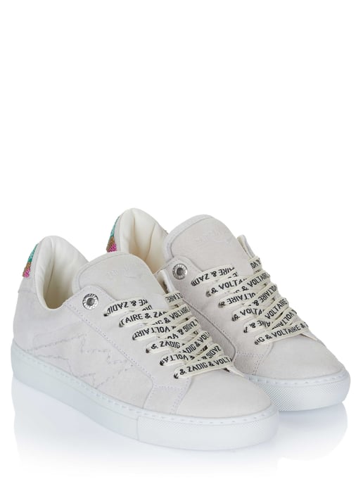 Zadig Voltaire La Flash Folk Beads Schuhe weiß - Image 2