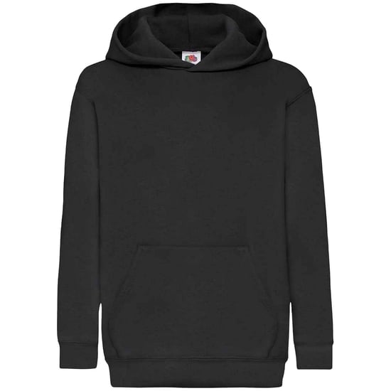 Fruit of the Loom Kinder Kapuzen Pullover Klassik 80/20 (Schwarz) - Image 1