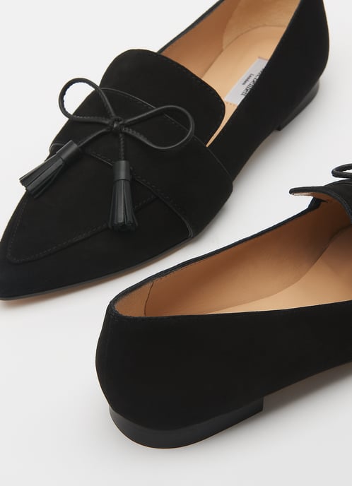 LK Bennett Celina Flats, Black