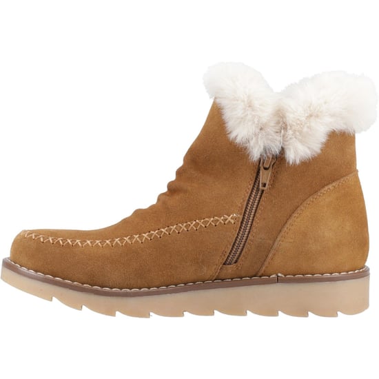 Hush Puppies Moira Wildleder Damen Tan Stiefel - Image 4