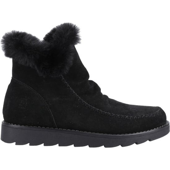 Hush Puppies Moira Wildleder Damen Schwarz Stiefel - Image 5