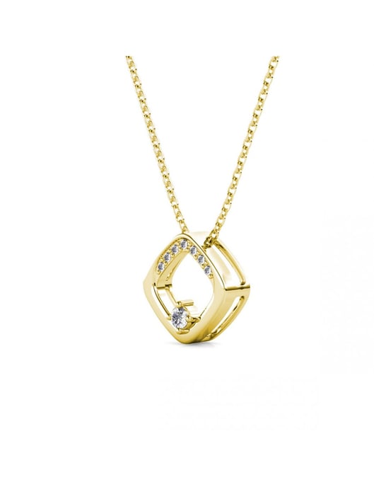 Pendentifs Adelise - Doré et Cristal - Image 3