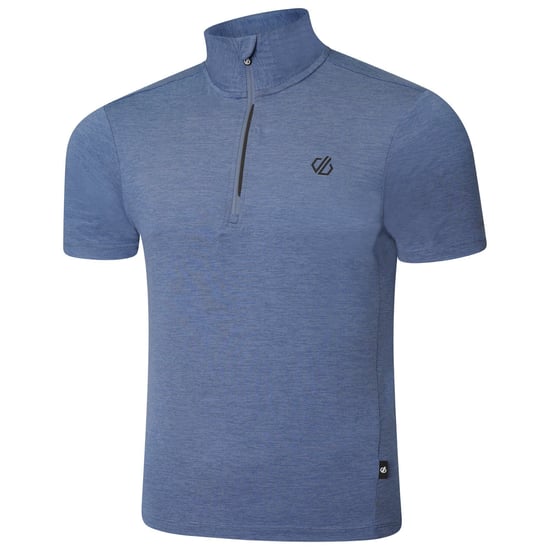 Dare 2B Mens Pedal It Out Marl Cycling Jersey (Stellar Blue)