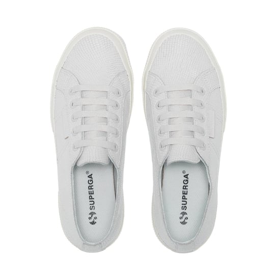 Superga - Damen Sneaker "2750", Schlangenmuster, Narbiges Leder (Optisch Weiß) - Image 4
