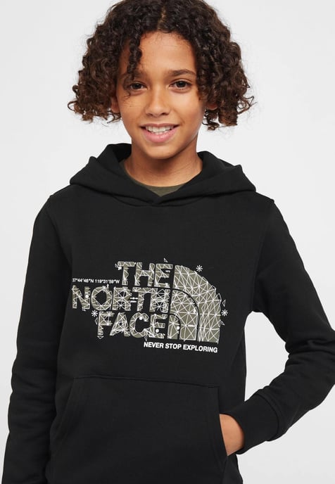 The North Face Kinder Drew Peak Overhead Hoodie in schwarz - Image 4