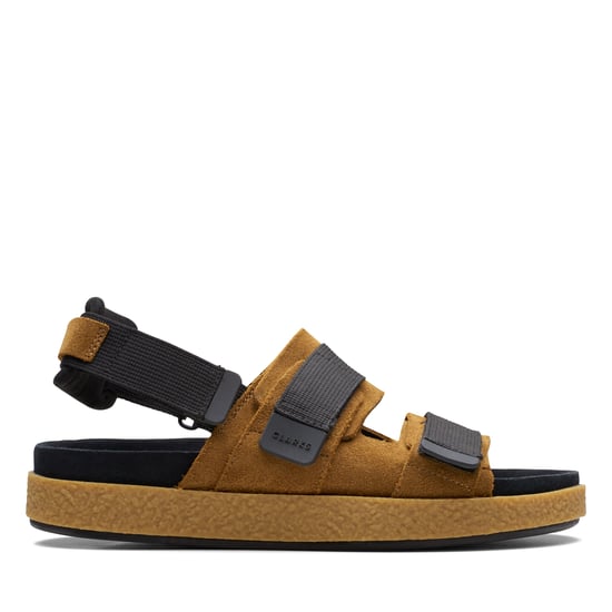 Men's Clarks Originals Overleigh Tor Sandals in Green - Image 1