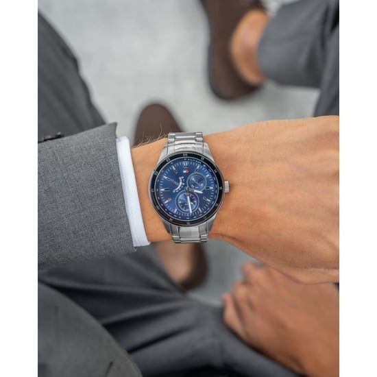 Tommy Hilfiger Austin Herren Silber Uhr 1791640 - Image 3