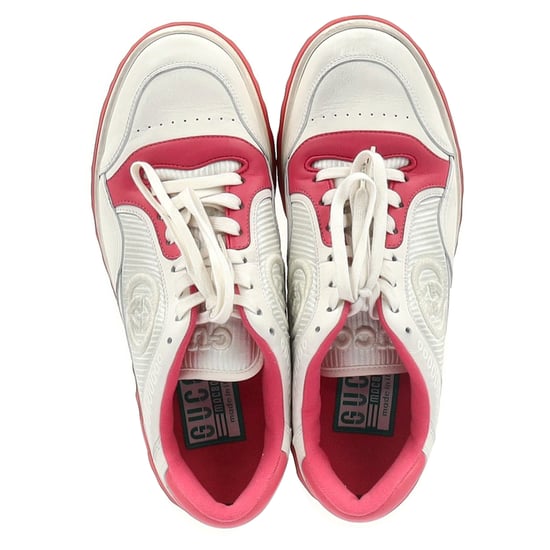 Gucci MAC80 Sneaker aus rotem Leder - Image 3
