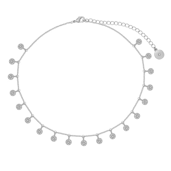 Silver Pavé Boho Choker Necklace