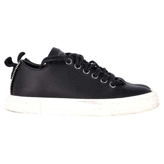 Giuseppe Zanotti Blabber Low-Top Sneaker aus schwarzem Leder - Image 1