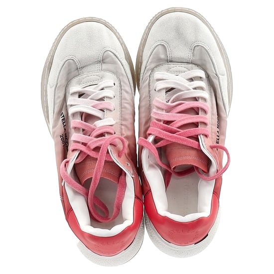 Stella McCartney Loop Ombre Sneakers in Pink und Weiß Polyester - Image 3