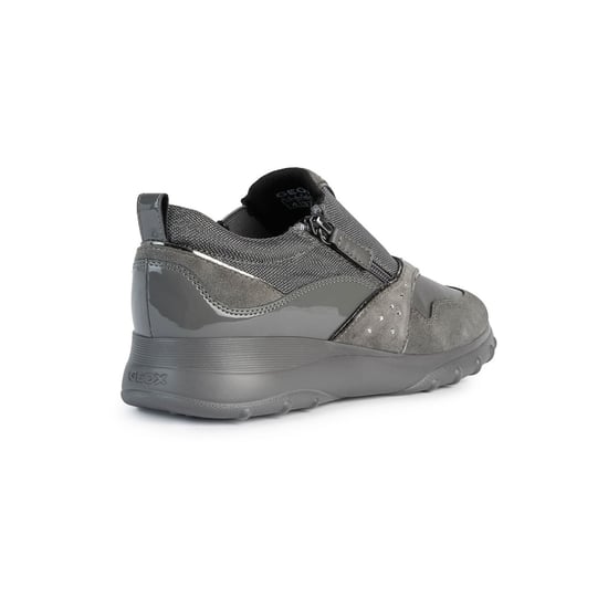 Geox D Zosma B Wildleder Damen Dunkelgraue Sneaker - Image 2