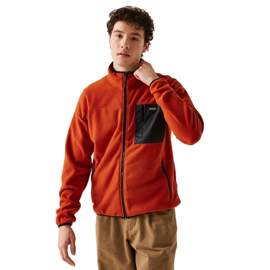 Regatta - "Frankie" Fleecejacke Durchgehender Reißverschluss für Herren (Ockerbraun) - Image 5