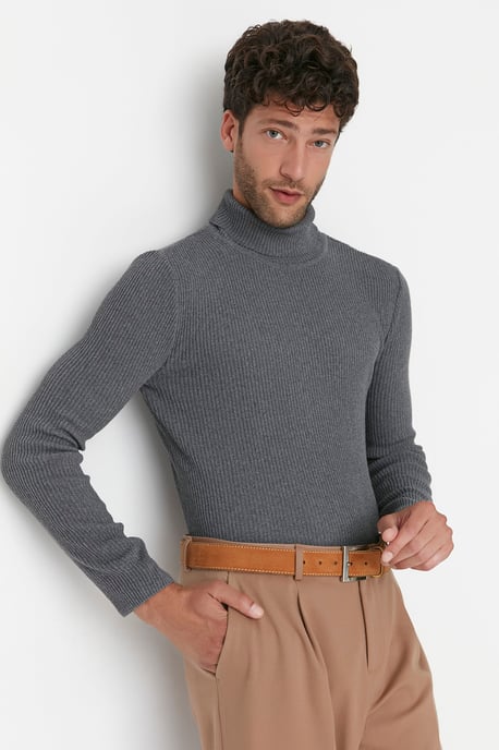 Trendyol Hommes Col roulé   Chandail - Image 2