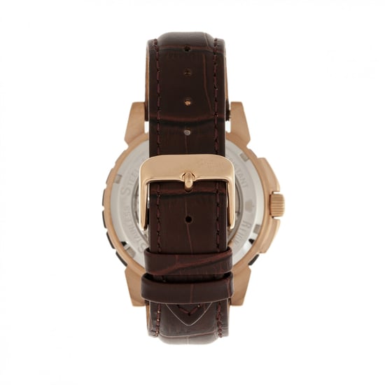 Reign Philippe Automatik Skelett-Lederarmbanduhr - Image 2