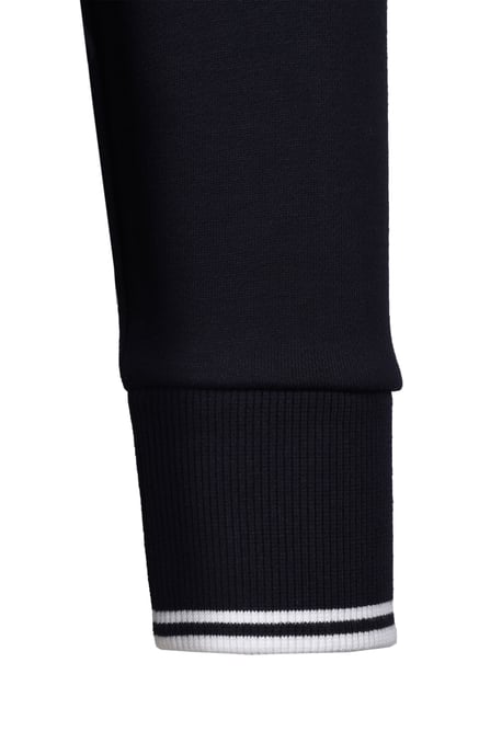 Sweat col rond Fred Perry Pour Homme en Bleu Marine - Image 4