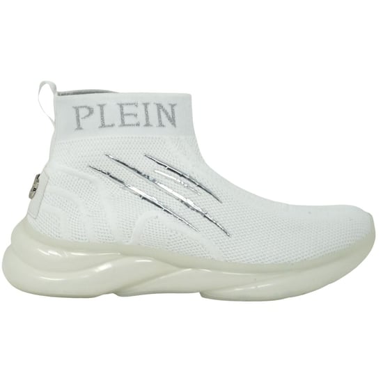 Plein Sport Hi-Top Socke Weiß Turnschuhe - Image 2