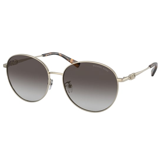 Michael Kors dunkelgraue Sonnenbrille mit Verlaufsglas und hellgoldenen Glsern - Image 1