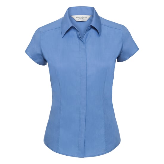 Russell Collection - Bluse mit Ärmeln - Damen (Hellblau) - Image 1