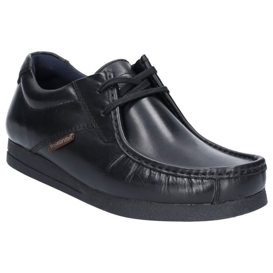 Base London Event Leder Männer Schwarz Schnürschuhe - Image 1