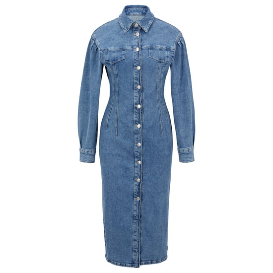 Women's Hugo Boss Gesina Denim Dress in Blue