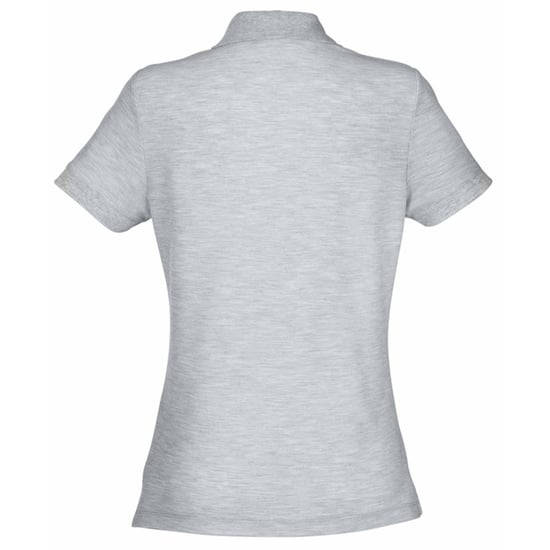 Fruit Of The Loom Womens Lady-Fit 65/35 Kurzarm-Poloshirt (Heather Grey) - Image 2