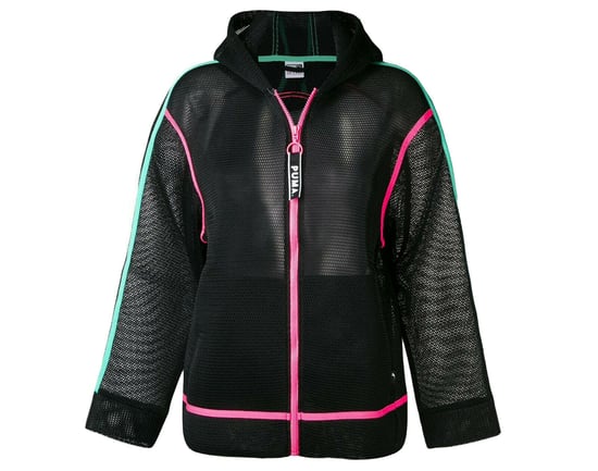 Puma Chase Spacer Damen-Trainingsjacke in Schwarz - Image 1