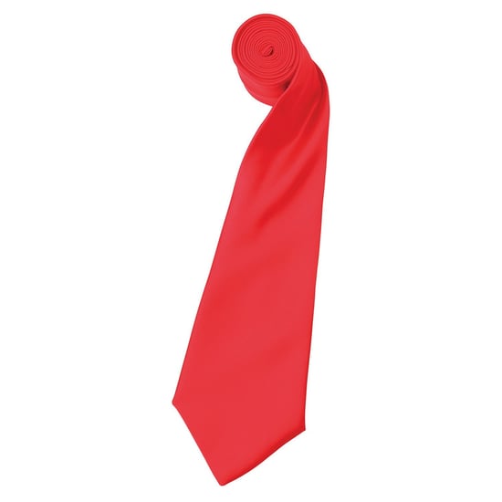 Premier - "Colours" Krawatte für Herren/Damen Unisex (Erdbeer Rot) - Image 1