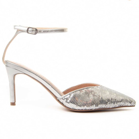 Montevita Absatzschuh Festshoe2 in Silber - Image 2