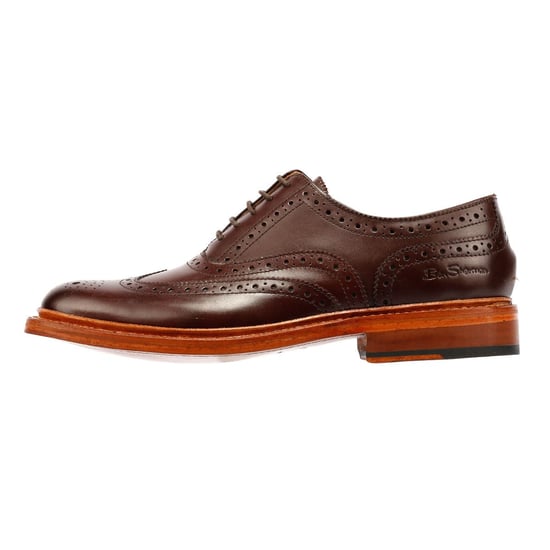 Ben Sherman Sugarman Brogue Leder Herren Braune Schnürschuhe - Image 6