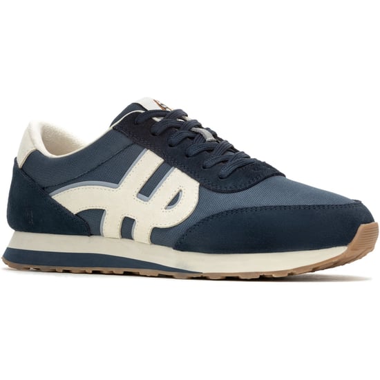 Hush Puppies Seventy8 Herren Sneaker Aus Leder In Marineblau - Image 1