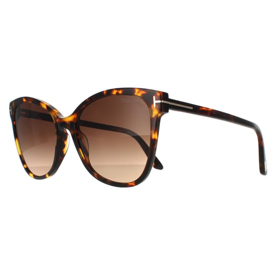 Tom Ford Cat Eye Damen Dunkel Havanna Braun Verlauf - Image 2