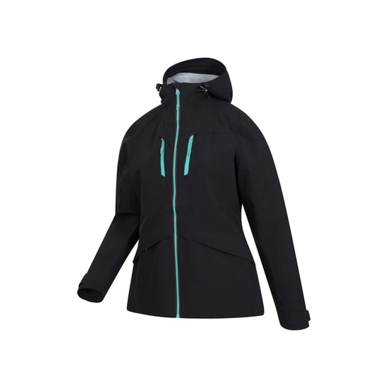 Mountain Warehouse Veste imperméable 3 couches Rhine Extreme Womens/Ladies (Noir) - Image 3