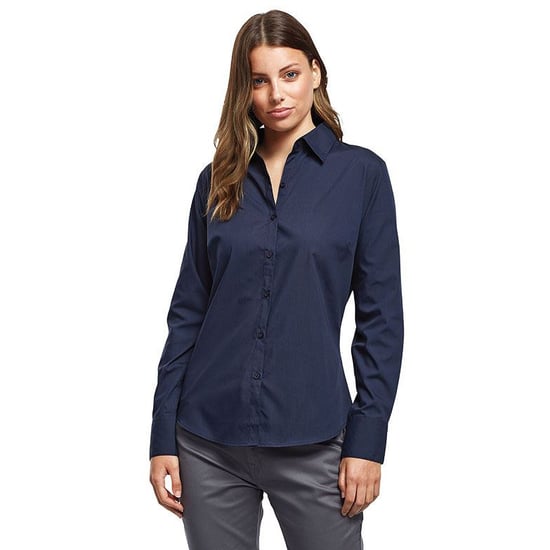 Premier - Bluse für Damen Langärmlig (Marineblau) - Image 3
