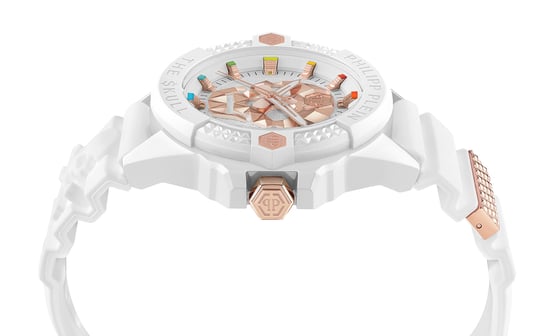 Philipp Plein The $kull Ecoceramic Men's White Watch PWUBA0123