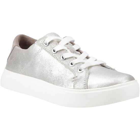 TOMS Kameron Leder Damen Silber Turnschuhe - Image 1