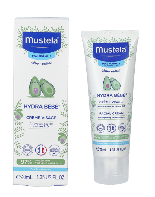 Mustela Hydra Bebe Facial Cream. - Image 1