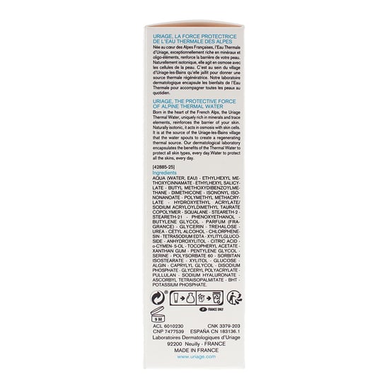 Uriage Water Cream SPF20. - Image 4