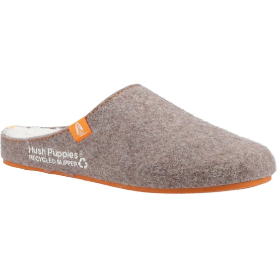 Hush Puppies The Good 90% Recyceltes RPET Polyester Herren Hausschuhe Braun - Image 1