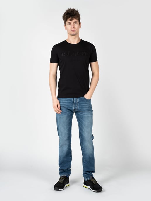 Iceberg T-Shirt C-Neck Herren schwarz - Image 2